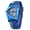 Blue, variant on Skeleton Watches for Men, Automatic Mechanical Watch with Triangle Dial, Luminous Self Winding Watches Stainless Steel Bracelet or Soft Silicone Strap