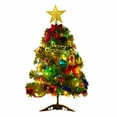 thumbnail image 1 of Christmas Tree,Small Little Tabletop Prelit Christmas Tree 20 Inch Decorated With Ornaments Lights Artificial Green Tree, 1 of 5