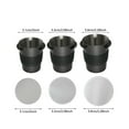 thumbnail image 5 of TIERPOP Coffee Dosing Cup Metal Coffee Dosing Cup Coffee Filter Coffee Powder Transfer Efficient Tool for Coffee Machine, 5 of 15
