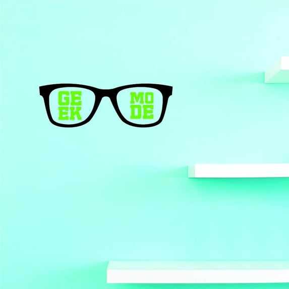 Custom Decals Geek Mode Wall Art Size: 8 X 20 Inches Color: Multi