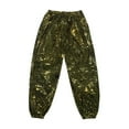 thumbnail image 3 of SNKSDGM Cargo Pants for Girls Camo Kids Sequins Loose Jazz Hop Street Dance Pants Haren Trousers Dancewear for Boys Girls 7-8 Years, 3 of 7
