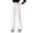 C, variant on CPNG Girls Casual Pants Elastic High Waist Straight Wide Leg Pants with Frayed Edge Lightweight Breathable Streetwear Pants