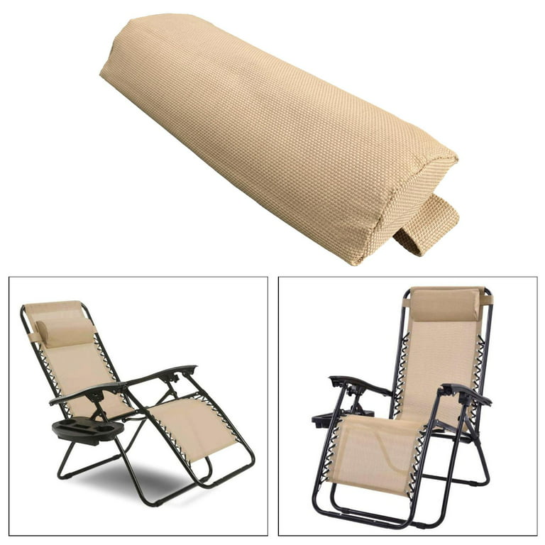 Head Cushion Pillow Headrest For Folding Recliner Chair Lounge Chair  Removable