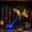 Gold Dragon With Blue Flame, variant on Dragon Bookshelf Nook Light 3D Printed Fire-Breathing Fantasy Shelf Decor, Fire Dragon Book Nook Shelf Decorations, Resin Dragon Figurine for Bookshelf Table Home Decor & Fantasy Lovers Gifts