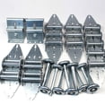 thumbnail image 3 of WHAMVOX garage door hardware kit Durable Metal Silver Anti-rust 1 Set, 3 of 8