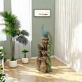 thumbnail image 4 of LuxenHome 44" Resin Outdoor Water Fountain, Peacock Garden Water Fountain Outdoor with LED Lights, 4 of 6