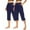 Navy, variant on Kovlvoll 2pc Yoga Pants with Pockets for Women High Elastic Waist Plus Size Capris Pant Summer Casual Workout Trousers