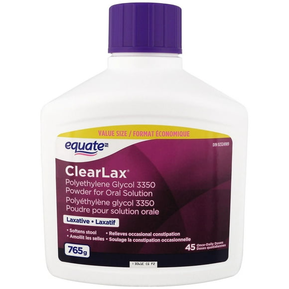ClearLax Poudre de Polyéthylène Glycol 3350 Equate