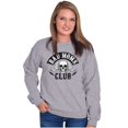 thumbnail image 3 of Bad Moms Club Funny Mothers Day Skull Women Crewneck Sweatshirt Brisco Brands M, 3 of 6