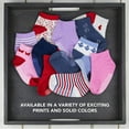 thumbnail image 3 of Debra Weitzner Non-Slip Toddler Socks With Grips for Baby Boys and Girls - Anti-Slip Crew Socks for Infant's and Kids, 12 Pairs, 3 of 8