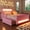 Pink, variant on Euroco Upholstered Twin Size Platform Bed with LED Light and USB Ports, 2 Drawers, Pink