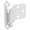White, variant on Stanley Home Designs BB8195 2.75 Inch Self-Closing .375 Offset Standard Spring C
