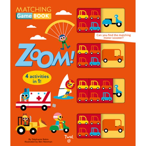 Pre-Owned Matching Game Book: Zoom!: 4 Activities in 1! (Board book) 240801283X 9782408012830