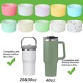 thumbnail image 4 of Silicone Cup Sleeve Glitter Cover Heat-Resistant BPA-Free FDA-Approved Fits 7.5cm Diameter Bottles Protection Cover, 4 of 8