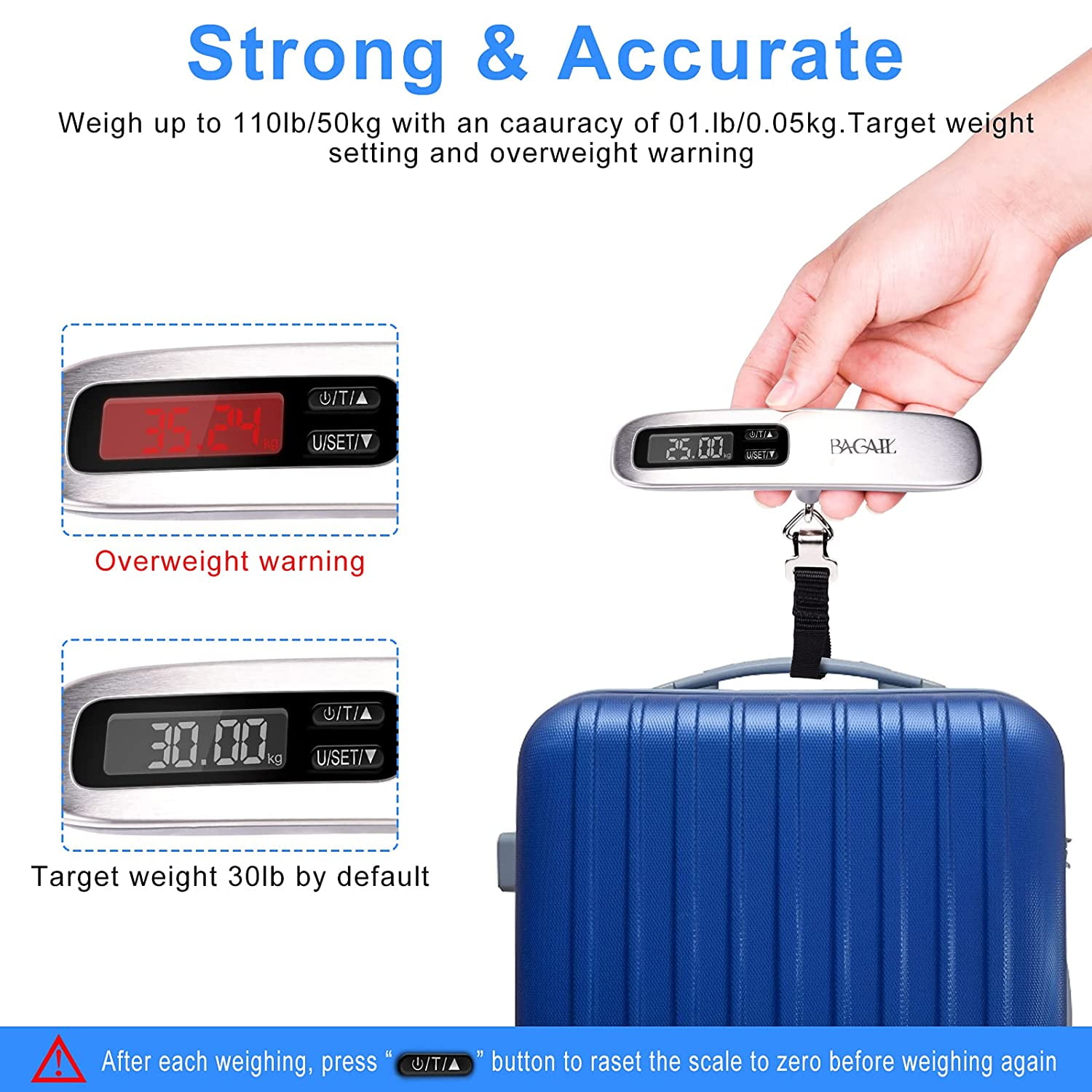 suitcase scale target