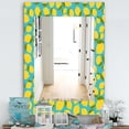thumbnail image 2 of DESIGN ART Designart 'Lemon Pattern' Bohemian and Eclectic Mirror - Vanity Printed Mirror 23.7 in. wide x 31.5 in. high, 2 of 5