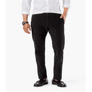 Dockers Men's Slim Fit Corduroy Chino Pants Black Size 36X30