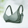 thumbnail image 2 of Sports Bras for Women Wireless Lifting Support Anti Sagging Comfort Push Up Bra Push Up Bra Green Xxxl, 2 of 6