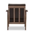 thumbnail image 4 of Pierce Chaise Longue en Faux Cuir Brun Foncé, 4 of 5