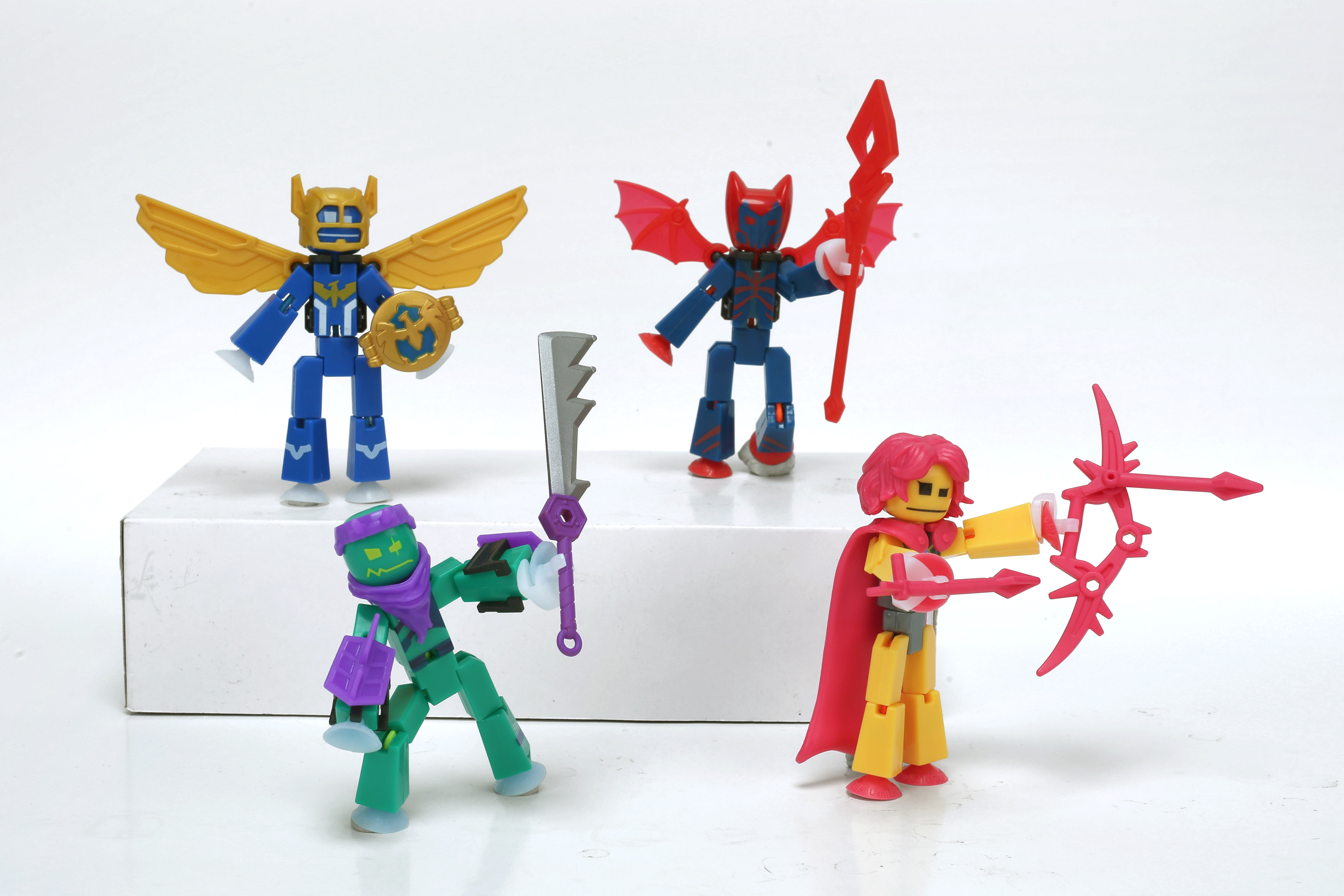  Zing StikBot Legendz Series 1 - Includes Valor, Ruebell, Dominus  and Raze Oni - Collectible Action Figures and Accessories, Stop Motion  Animation, Ages 4 and Up : Toys & Games