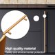thumbnail image 5 of Tiradores De Puertas De Armarios Manija de barra en T Manijas de puerta de gabinete Euro para cocina/dormitorio/baño (oro 180 mm) Hugtrwg Para estrenar, 5 of 8