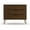 Brown, variant on Rockefeller Mid-Century- Modern Dresser with 3- Drawers in Tatiana Midnight Blue