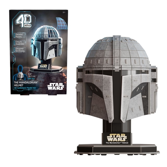 Rompecabezas 4D Star Wars Casco Mandalorian 88 piezas