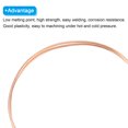 thumbnail image 3 of Copper Tube Refrigeration Tubing 1/8" OD x 5/64" ID x 3.3Ft Seamless Round Pipe Coil for Refrigerator, Freezer, 3 of 5