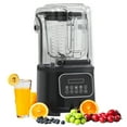thumbnail image 1 of KFFKFF Expert Mixer with Cover, Industrial-Grade Blender for Counters, 68 oz Combo Plastic Container, 9-Speed Stainless Steel with 5 Modes, Ideal for Smoothies, Shakes, Puree, Ice Crushing, Black, 1 of 9