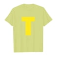 thumbnail image 4 of TZEWGL Cute Shirt For Kid Letter Printed Short Sleeve Print Crewneck Top For Newborns size 7-8T, 4 of 4