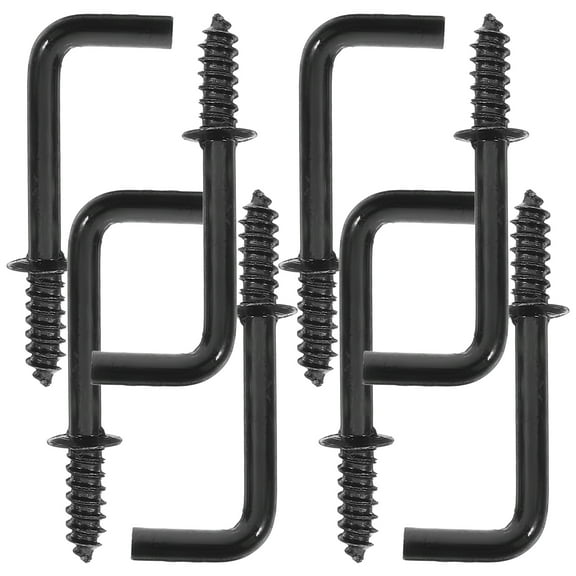 100 Pcs Right Angle Hook Screw Picture Frame Hooks Self Tapping Screw Hooks Jewelry Hanging Hooks