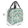 thumbnail image 3 of Disketp Floral In Teal Bolsa Térmica para Almuerzo para Hombre y Mujer, Ideal para Trabajo, Senderismo y Picnic, 3 of 8