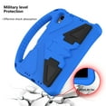thumbnail image 6 of Case Compatible With iPad Mini 7 (A17 Pro)2024/6th Gen,Kids Friendly,With Handle and Contractible Kickstand,Lightweight Shockproof Rugged EVA Drop-proof Anti-fall Cute Cover Case,Blue, 6 of 6