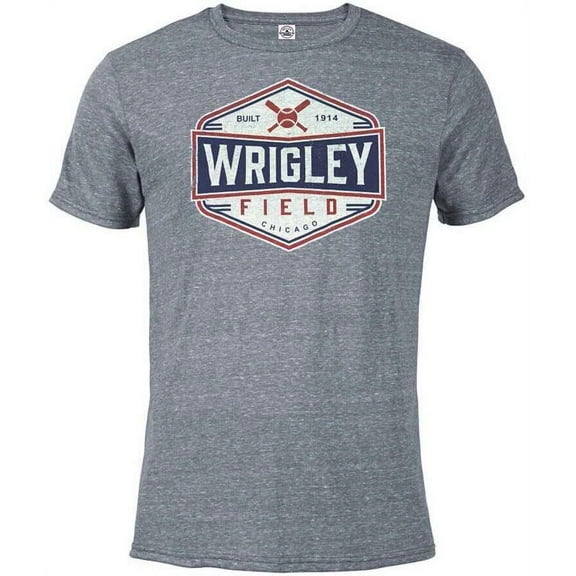Wrigley Field Denim Heathered Plaza Shirt by ThirtyFive55