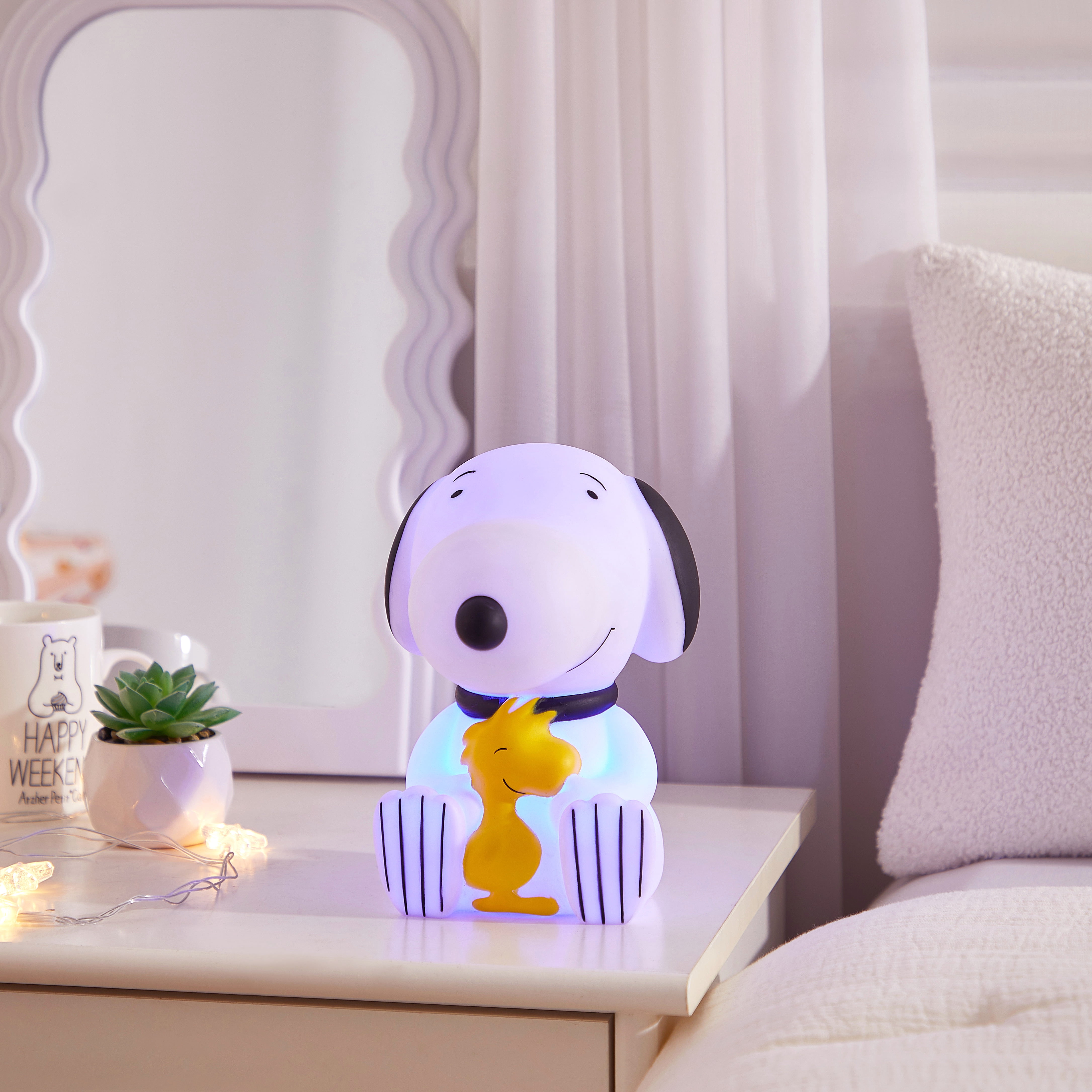 8" Snoopy LED Jumbo Squishy LED Mood Night Light