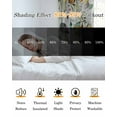 thumbnail image 5 of Sunflowers Blackout Curtains 45 Inches Long for Bedroom,Eucalyptus Leaves Spring Floral Summer Botancial Thermal Insulated Room Darkening Black Out Curtain Panels Grommet Drapes for Living Room, 5 of 8