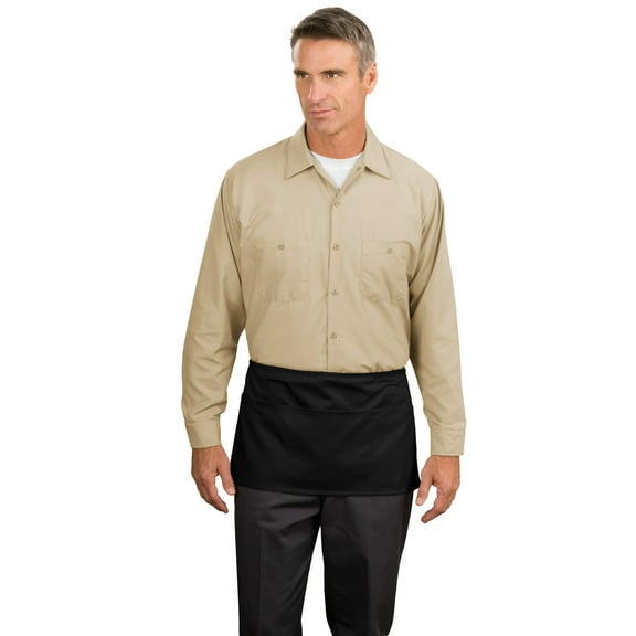 Port Authority Waist Apron With Pockets. A515 , A515 , Black , One Size