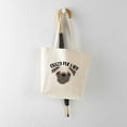 thumbnail image 5 of CafePress - Crazy Pug Lady Tote Bag - Unisex Canvas Tote Bag, Beige, 1-Piece, 5 of 7