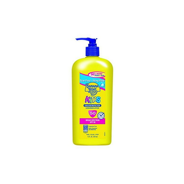 BANANA BOAT SUNSCREEN KIDS FAMILY SIZE BROAD SPECTRUM SUN CARE