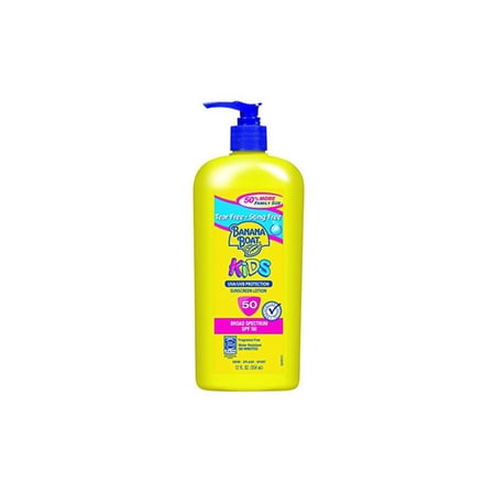BANANA BOAT SUNSCREEN KIDS FAMILY SIZE BROAD SPECTRUM SUN CARE SUNSCREEN LOTION - SPF 50  12 OUNCE