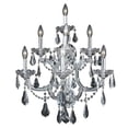 thumbnail image 1 of Elegant Lighting Maria Theresa Transitional 7 Light E12 Crystal Wall Sconce Chrome, 1 of 1