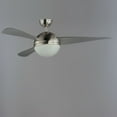 thumbnail image 2 of 88802SN Maxim Lighting Cupola - 52 Inch 3 Blade Ceiling Fan with Light Kit-Satin Nickel Finish-E26 Medium Lamp Base Type, 2 of 5
