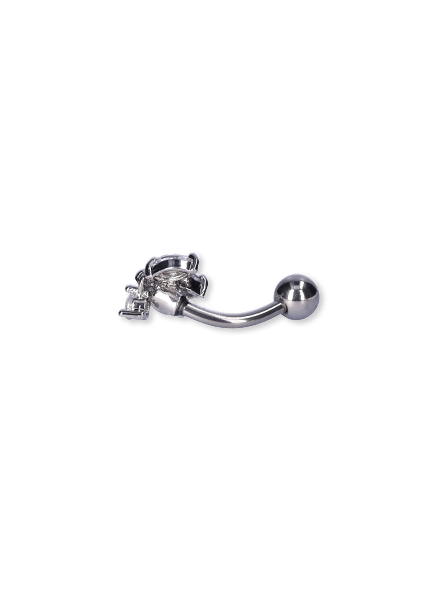 Women's Cubic Zirconia Dangle Belly Button Ring