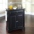 thumbnail image 2 of Pemberly Row Solid Black Granite Top Kitchen Island, 2 of 6