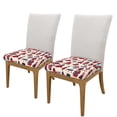 thumbnail image 2 of Gaeub Rocket Pattern Square Chair Seat Covers, Stretch Fitted Printed Chair Seat Cushion Cover for Kitchen, Office - One Size, 2 of 9