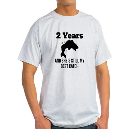 CafePress - 2 Years Best Catch T-Shirt - Light T-Shirt - (Best 2 Year Degrees)