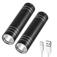 thumbnail image 1 of 2pcs Flashlight USB Rechargeable Super Bright Flashlight Torch for Camping Reading Dog Walking, 1 of 6