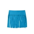 thumbnail image 5 of Qingpeng Womens Western Cowgirl Fringe Shorts Women's Solid Color Beach Fringe Half Skirt Swimming Skirt Tassel Bottoms, 5 of 7