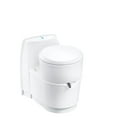 thumbnail image 2 of Thetford Toilette 200866SP Rotative Permanente; Réservoir d'Eau Usée de 4,75 Gallons; Siège Rond avec Hauteur de Siège de 19 Pouces; Commande de Chasse à Bouton-Poussoir; Chasse Électrique; Blanc; Sans Pulvérisateur Manuel, 2 of 4