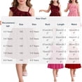 thumbnail image 3 of Spazoro Girls Midi Cold Shoulder Dresses, Crew Neck Solid Short Sleeve A-Line Casual Summer Dresses for Girls Red Size 5-6, 3 of 9